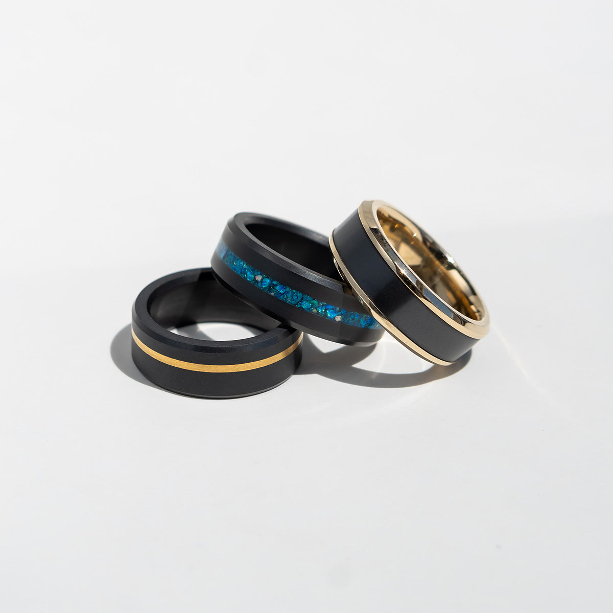 Wedding band hot sale inlaid diamonds