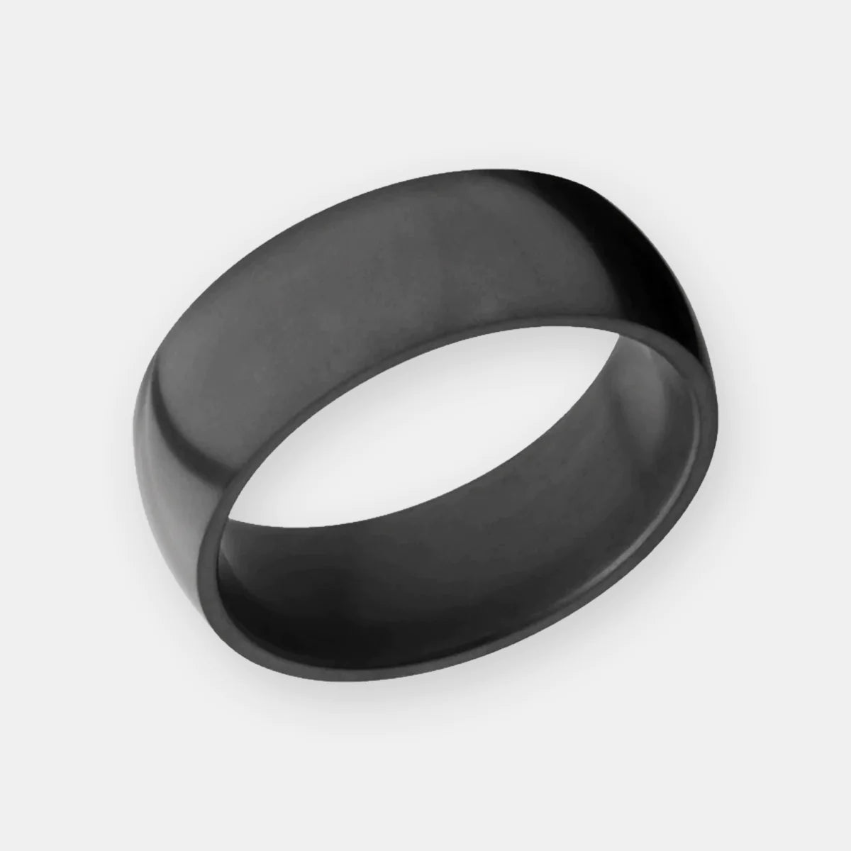 Elysium NYX 8MM Solid Black Diamond Ring Men s Ring