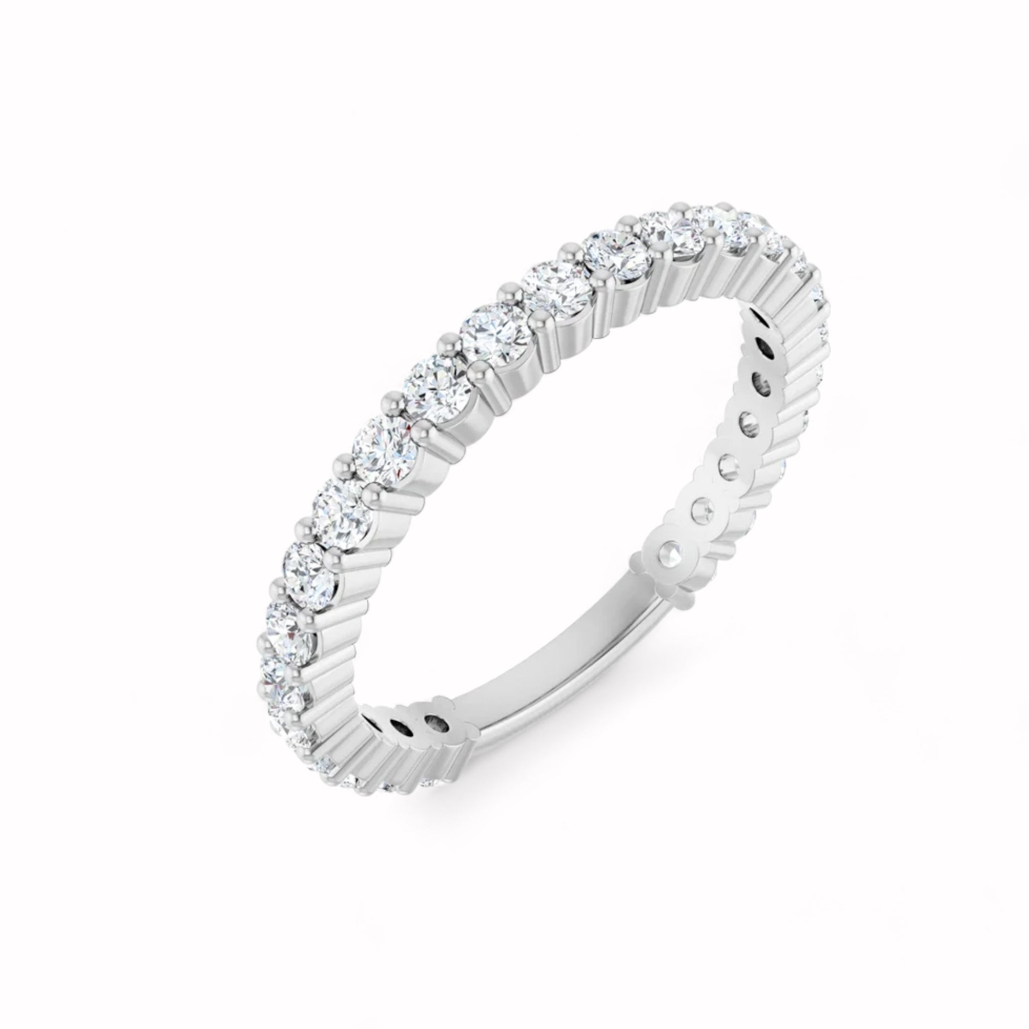 Black Diamond - Women’s Ring - APHRODITE - 14K White Gold - 7/8 CTW Diamond Anniversary Band - Lady Elysium Black Diamond