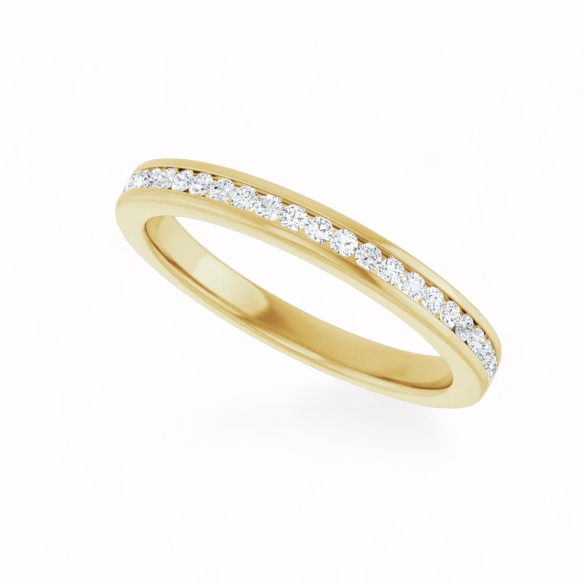 Black Diamond - Women’s Ring - ATHENA - 14K Yellow Gold - 1/5 CTW Diamond Anniversary Band - Lady Elysium Black Diamond